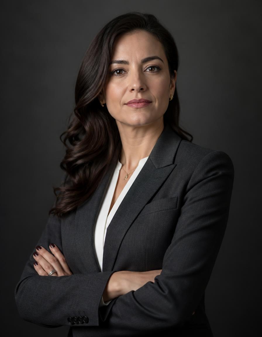 Retrato profesional de Lic. Sofía, Abogada postulante